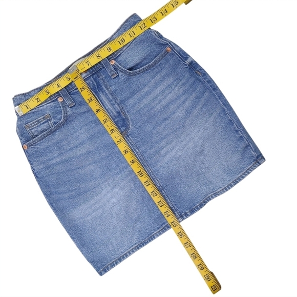 Mini Denim Blue Jean Skirt Size 00/24R - Picture 6 of 7